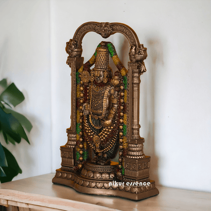 Buy 8 Inches Bronze Tirupati Balaji Idol Nikuressence Balaji pooja Balaji statue Bronze balaji Bronze online balaji Buy balaji statue in usa decorative handicrafts Handcrafted Indian Decor handicraft home handicrafts at home handicrafts home Nikur Essence Collection Online balaji statue