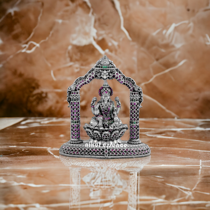 Buy Divine Goddess Laxmi In Silver -nikuressence