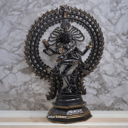 Buy Large Nataraja Black Shiva idol - 30 inch