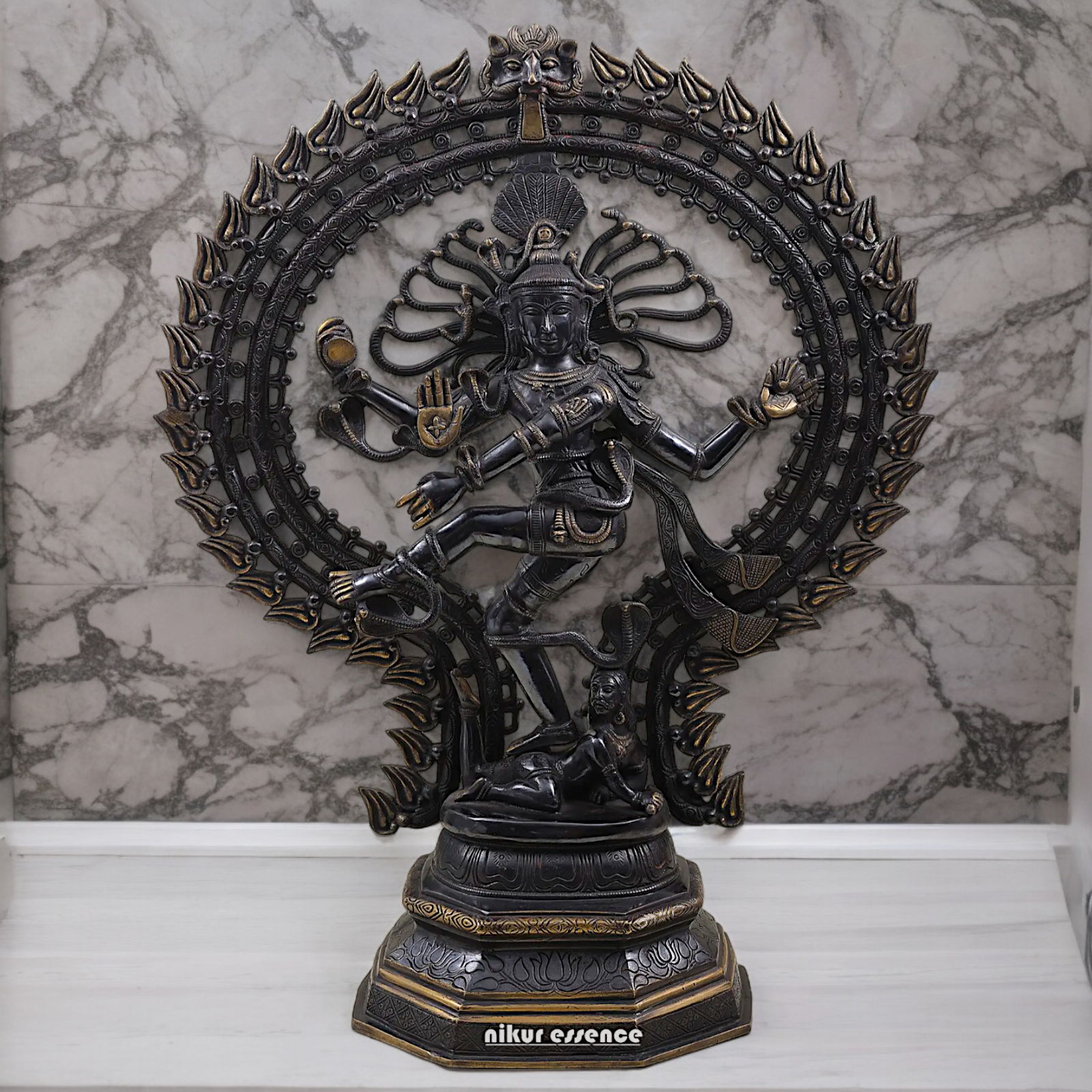 Buy Large Nataraja Black Shiva idol - 30 inch