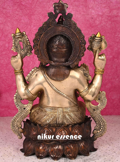 Buy Antique Ganesha Statue | Brass Antique Ganesha Statue Idols Nikuressence