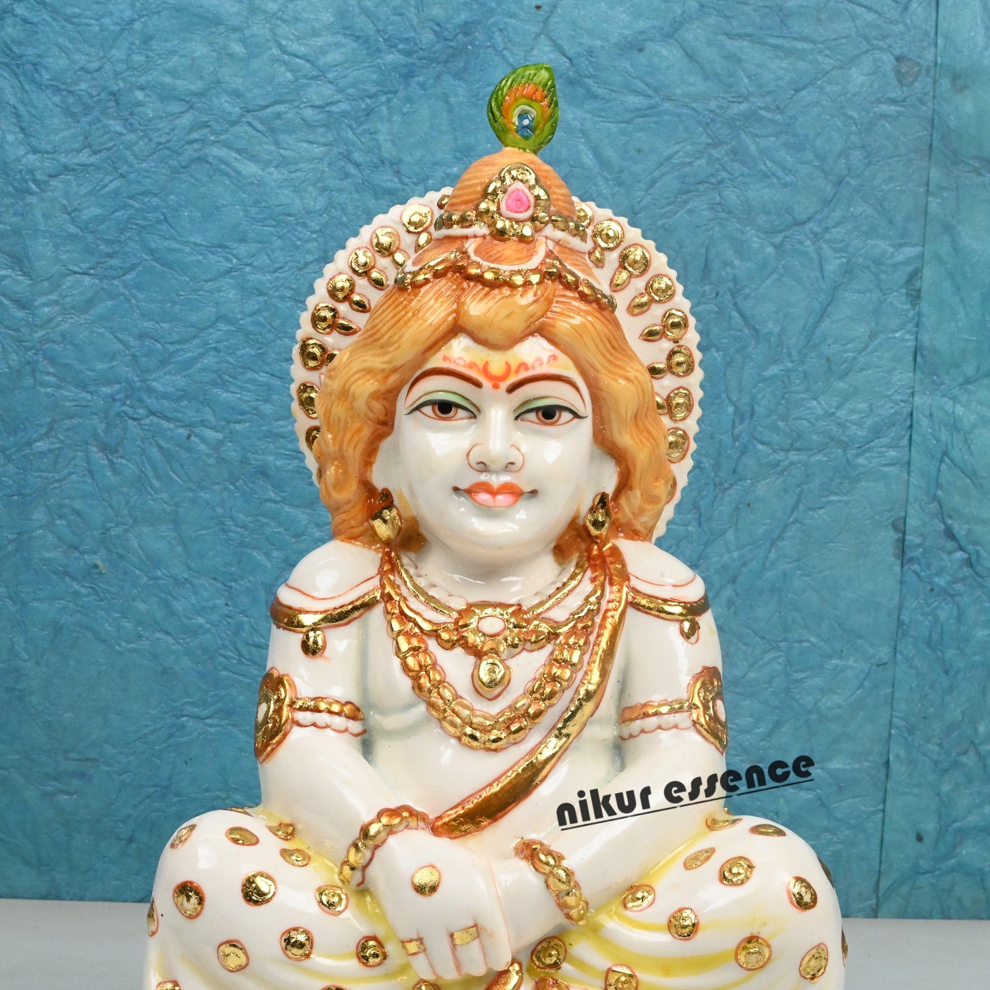 Buy Handcrafted Cultured Marble Laddu Gopal Statue online