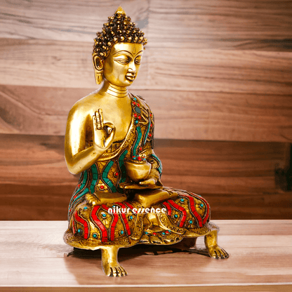 Buy Brass Meditating Buddha Statue