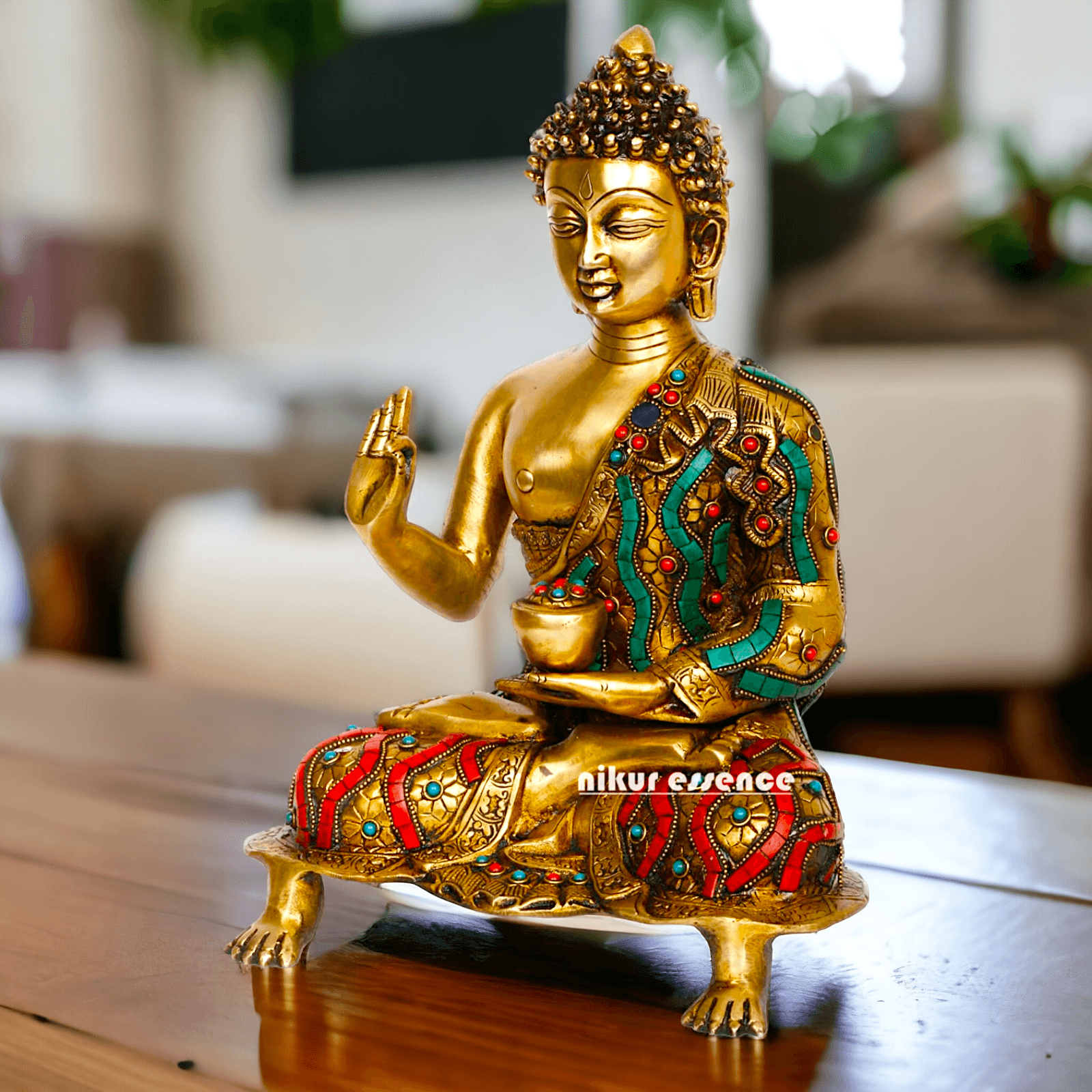 Buy Brass Meditating Buddha Statue