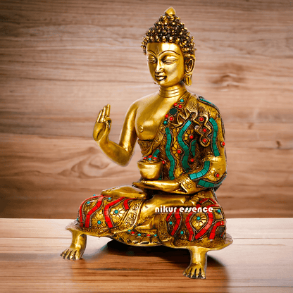 Buy Brass Meditating Buddha Statue