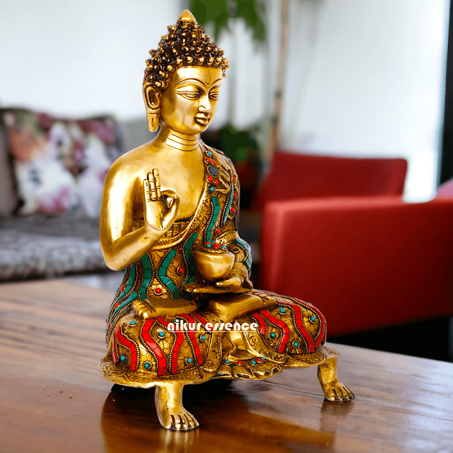 Buy Brass Meditating Buddha Statue