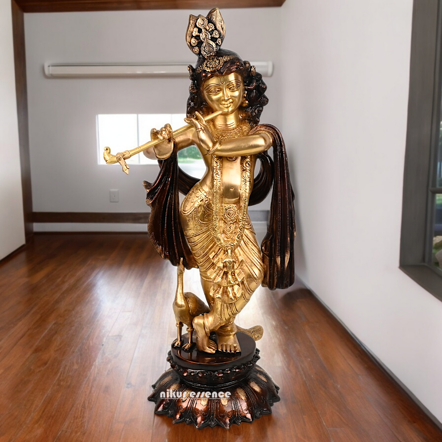 Online Braas Krishna Standing with Playing Flute - 68.5 cm Idols Nikuressence