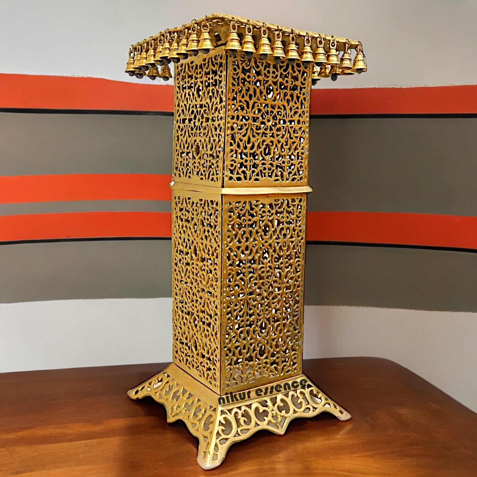 Large Stool chowki Brass - 31 Inches