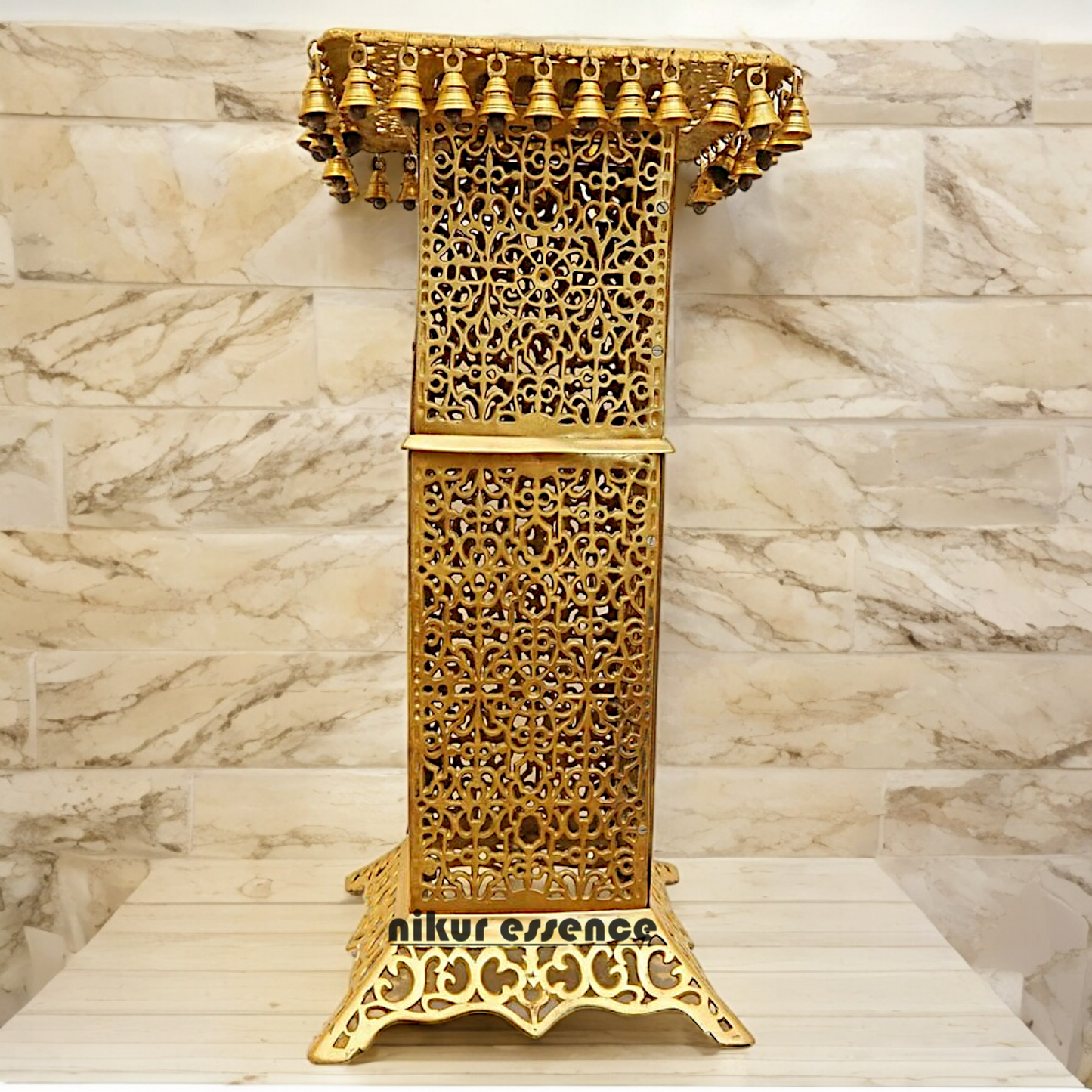 Large Stool chowki Brass - 31 Inches