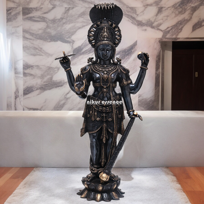 Buy Large Brass Vishnu standing Idol - 101.5 cm Idols Nikuressence