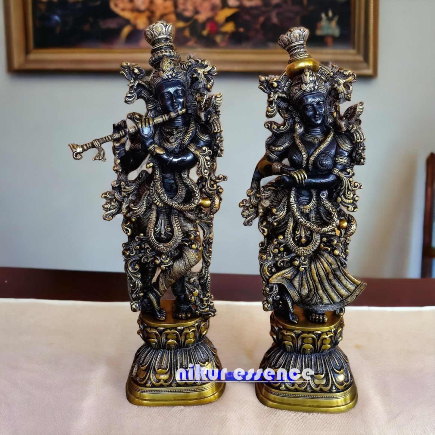 Online Large Radha Krishna Standing Idol - 29 cm