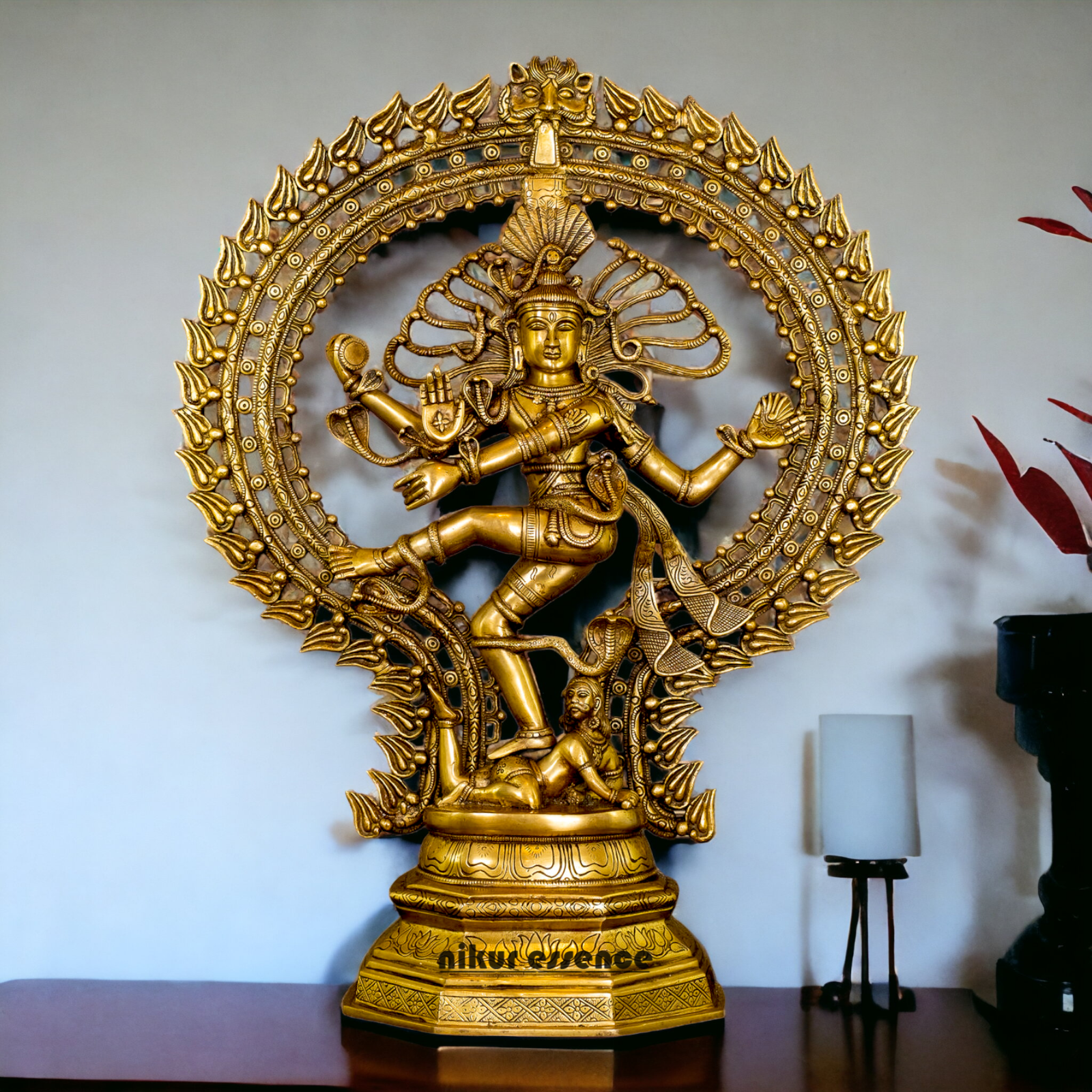 Large Solid Brass Natraja Shiva dancing Idol - 30 inches