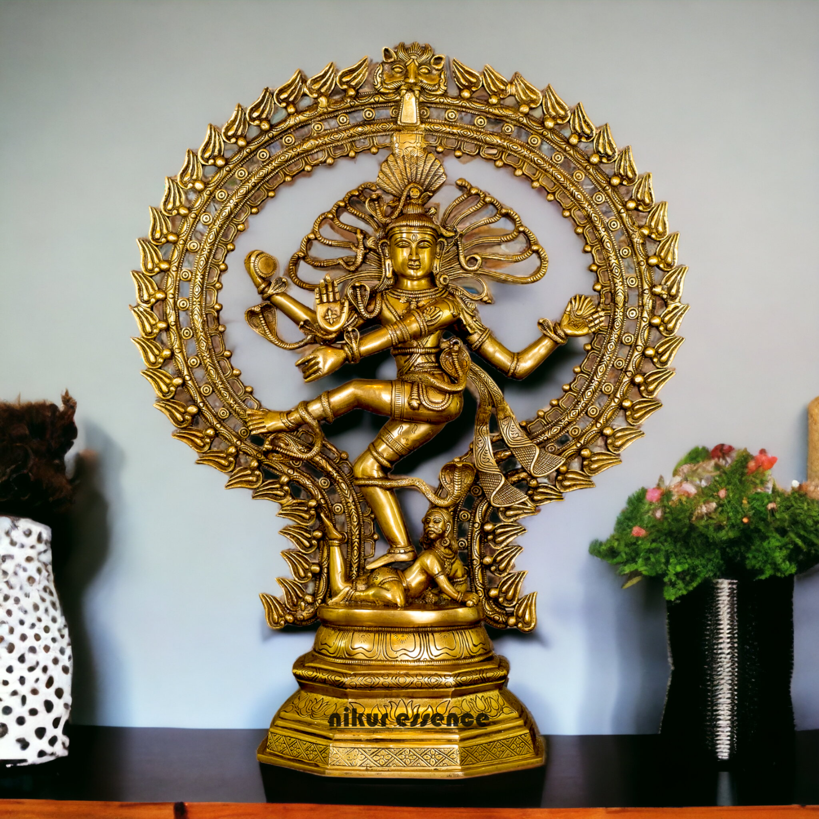 Large Solid Brass Natraja Shiva dancing Idol - 30 inches