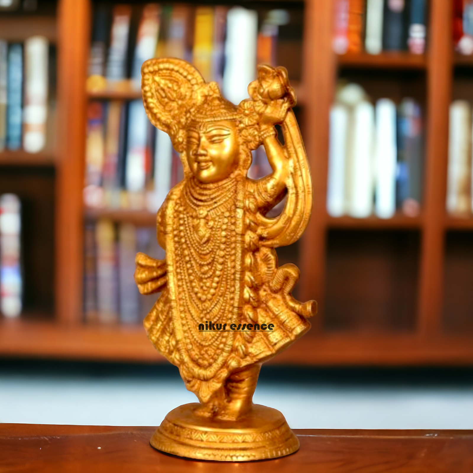 Solid Brass shrinath ji Idol - 35.56 cm Idols Nikuressence