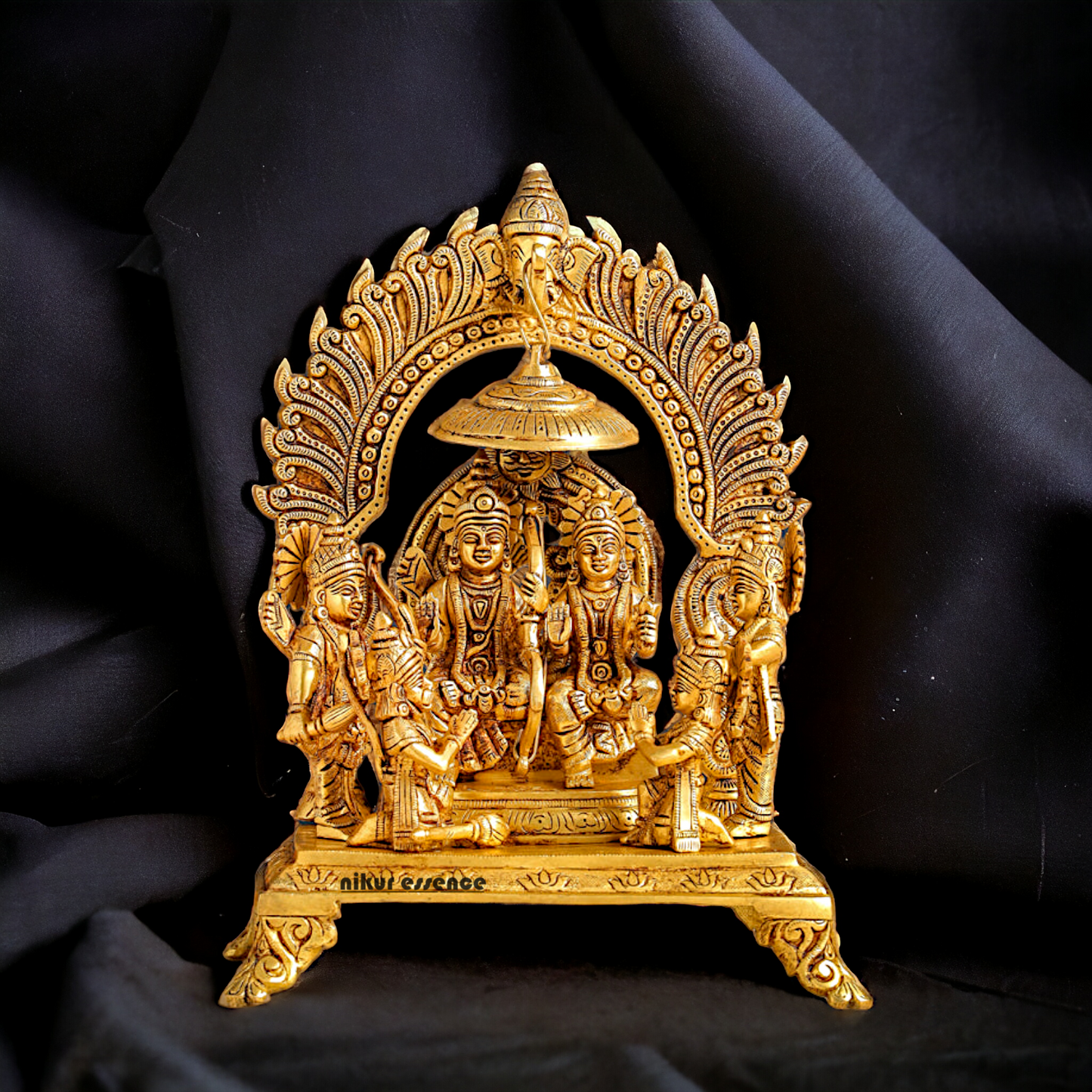 Lord Ram Darbar Solid Brass Idol - 33 cm