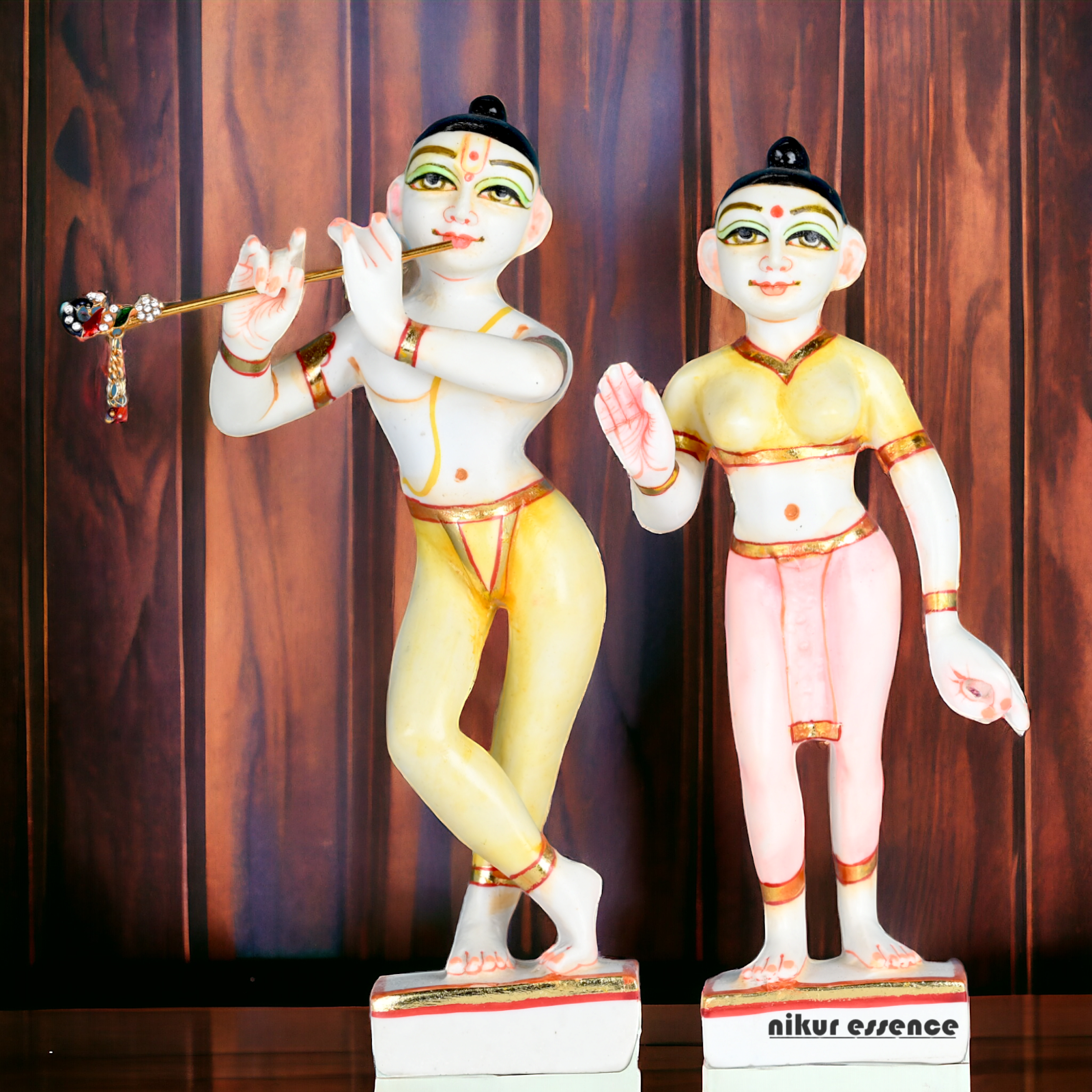 Buy Cultured Marble ISKCON Radha Krishna Statue