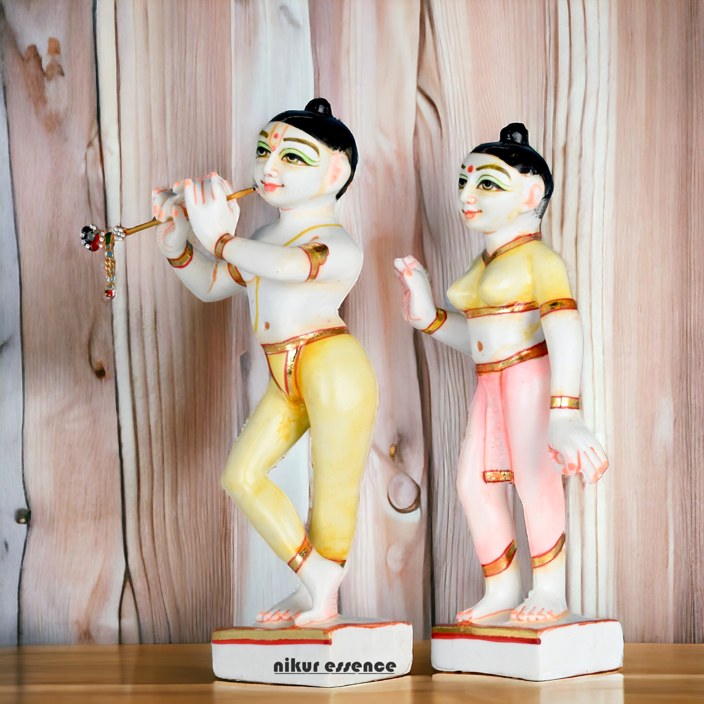 Buy Cultured Marble ISKCON Radha Krishna Statue