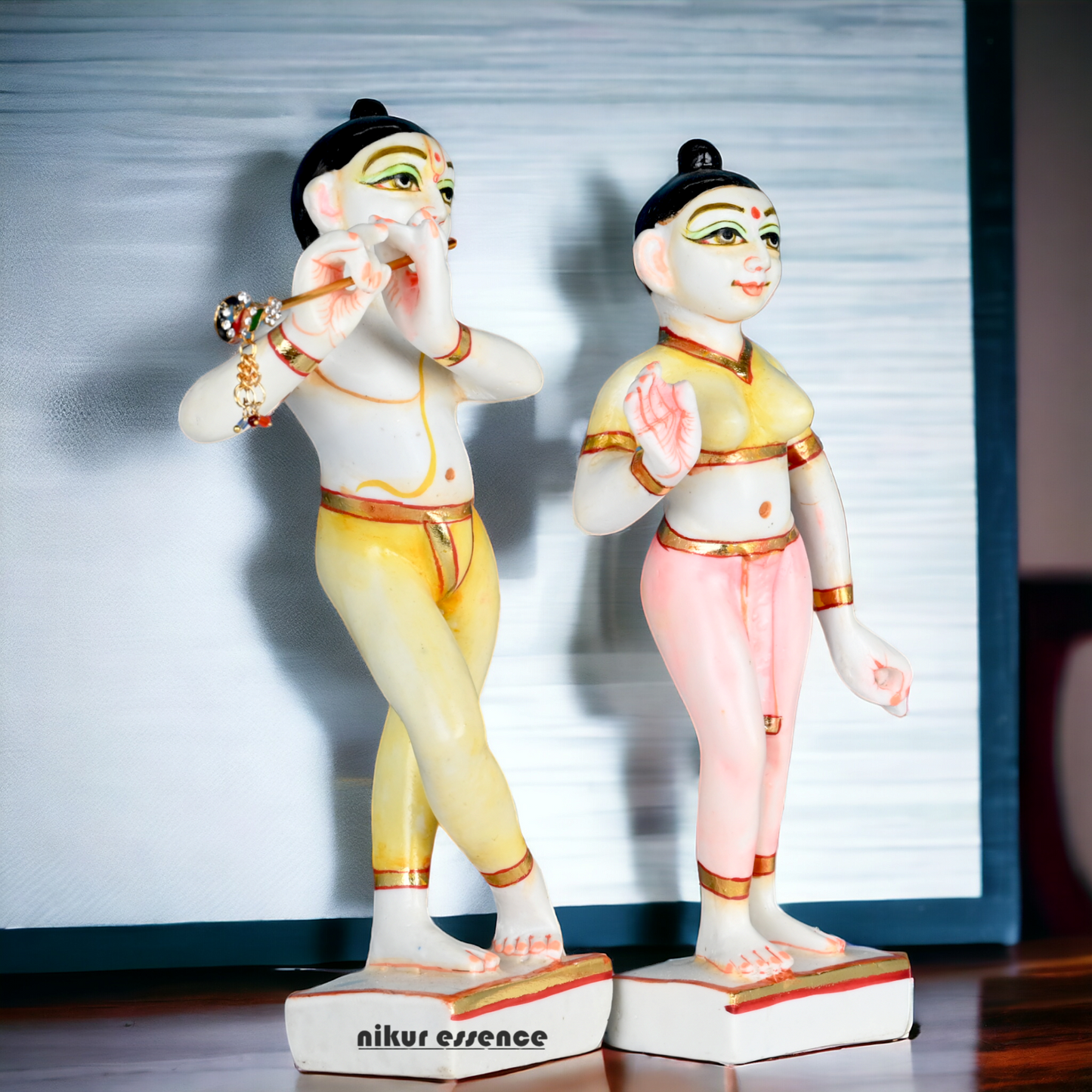 Buy Cultured Marble ISKCON Radha Krishna Statue