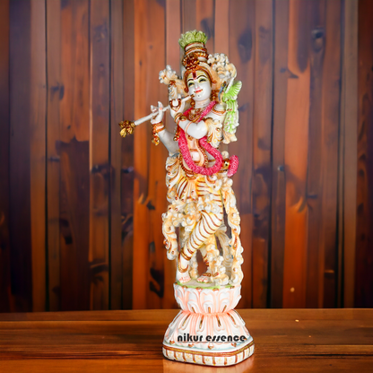 Buy Cultured Marble Krishna Murti | 72 cm height