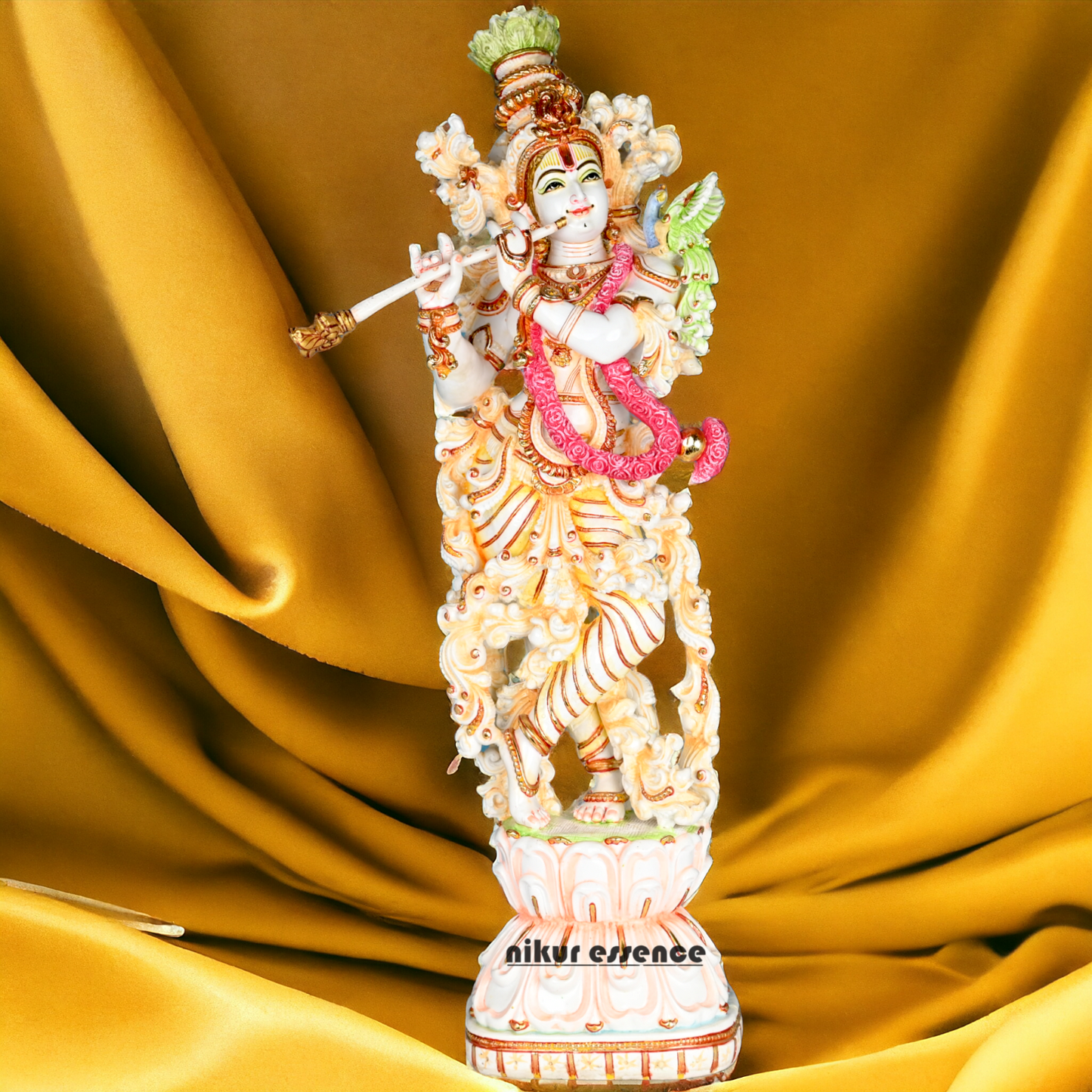 Buy Cultured Marble Krishna Murti | 72 cm height