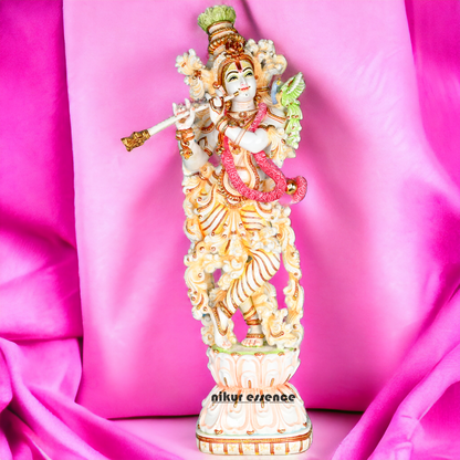 Buy Cultured Marble Krishna Murti | 72 cm height