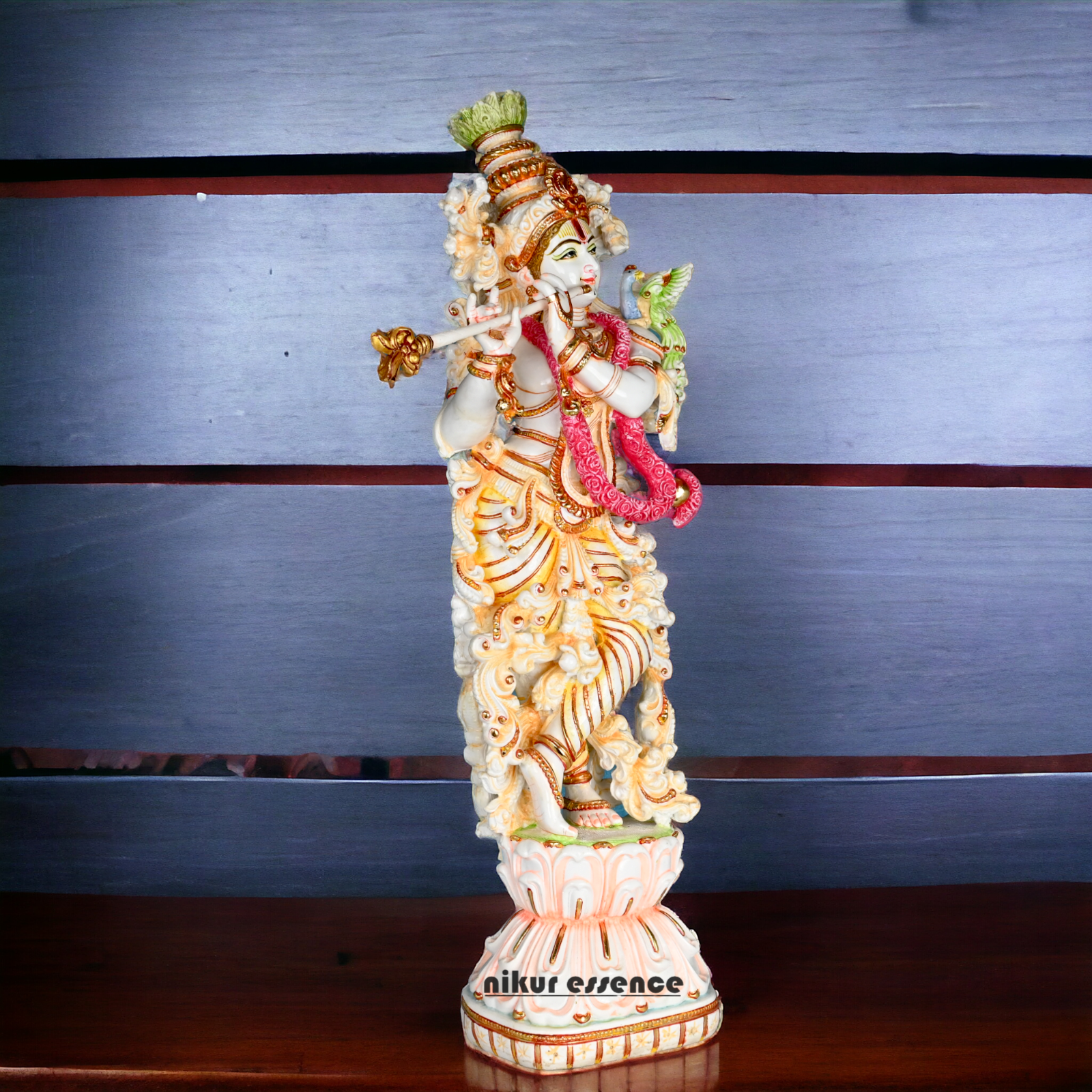 Buy Cultured Marble Krishna Murti | 72 cm height