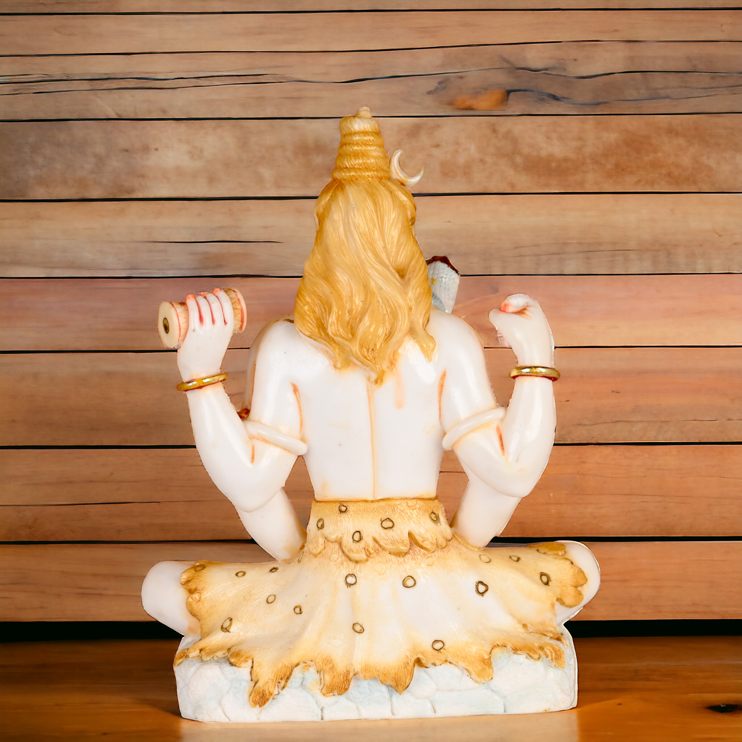 Buy Cultured Marble Shiva Statue - Handcrafted Hindu God