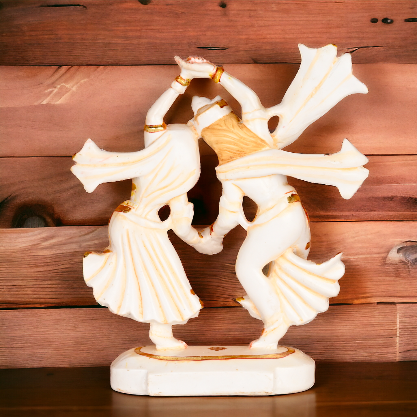 Buy Cultured Marble Radha Krishna in dancing statue