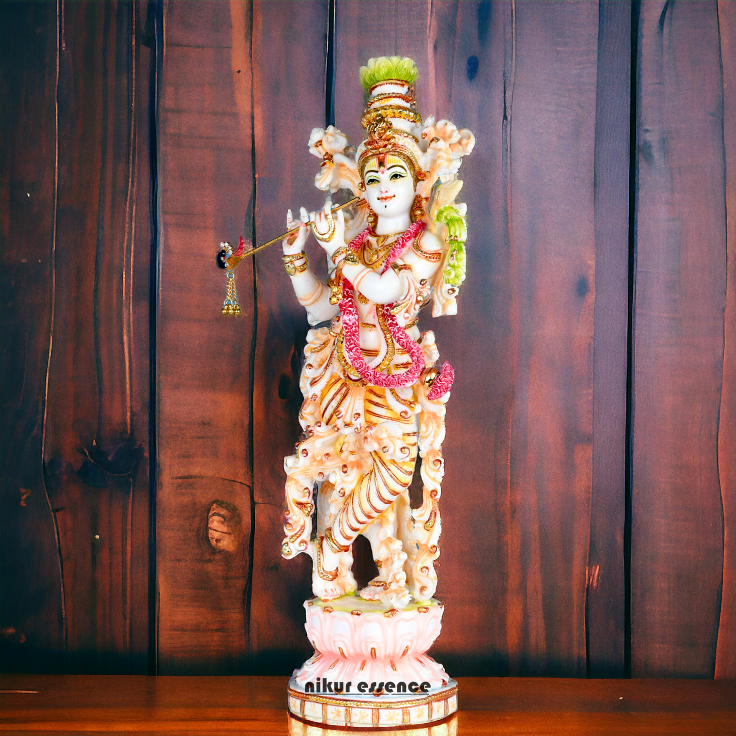 Buy Cultured Marble Krishna Murti | 72 cm height