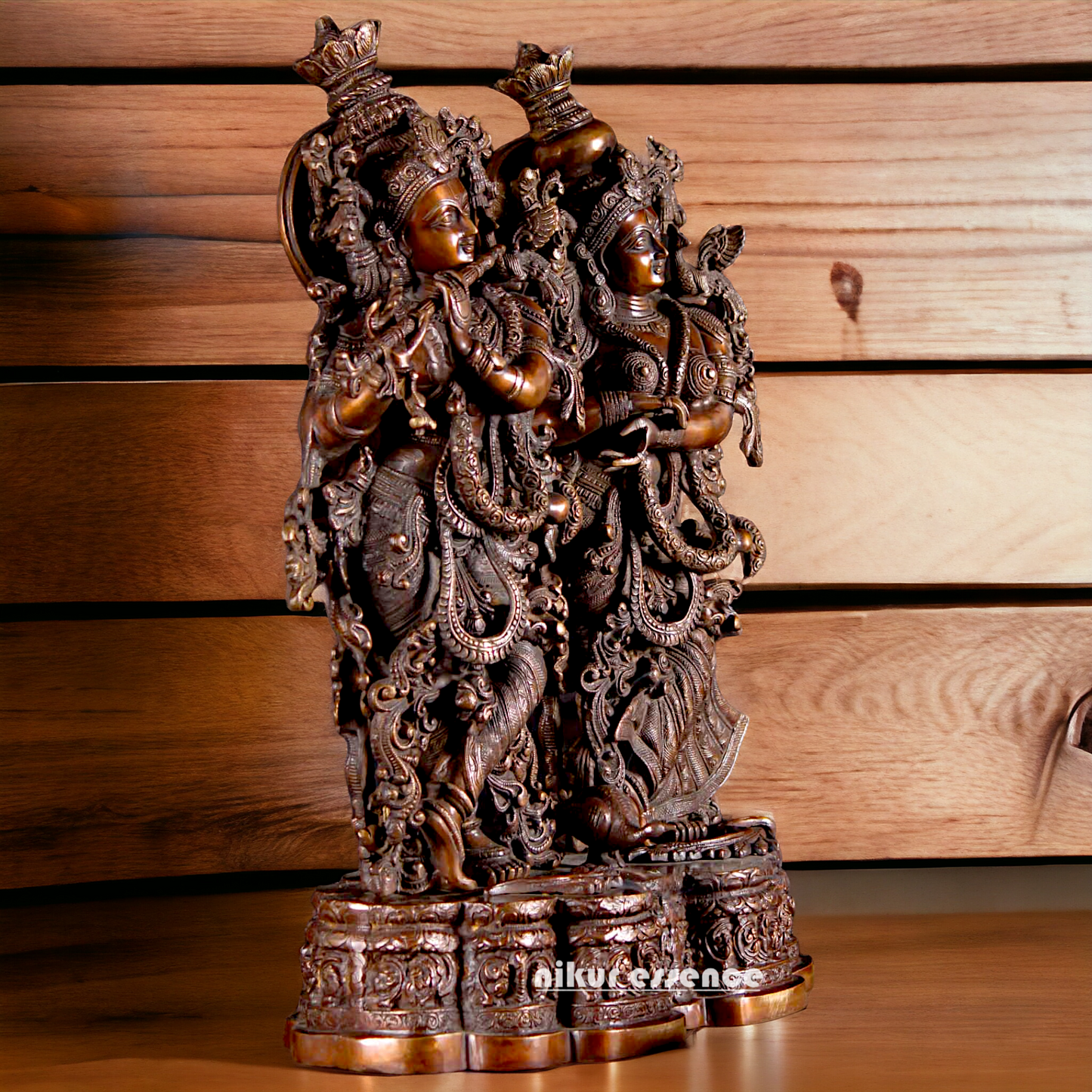 Big Radha Krishna Brass idol - 27 Inch