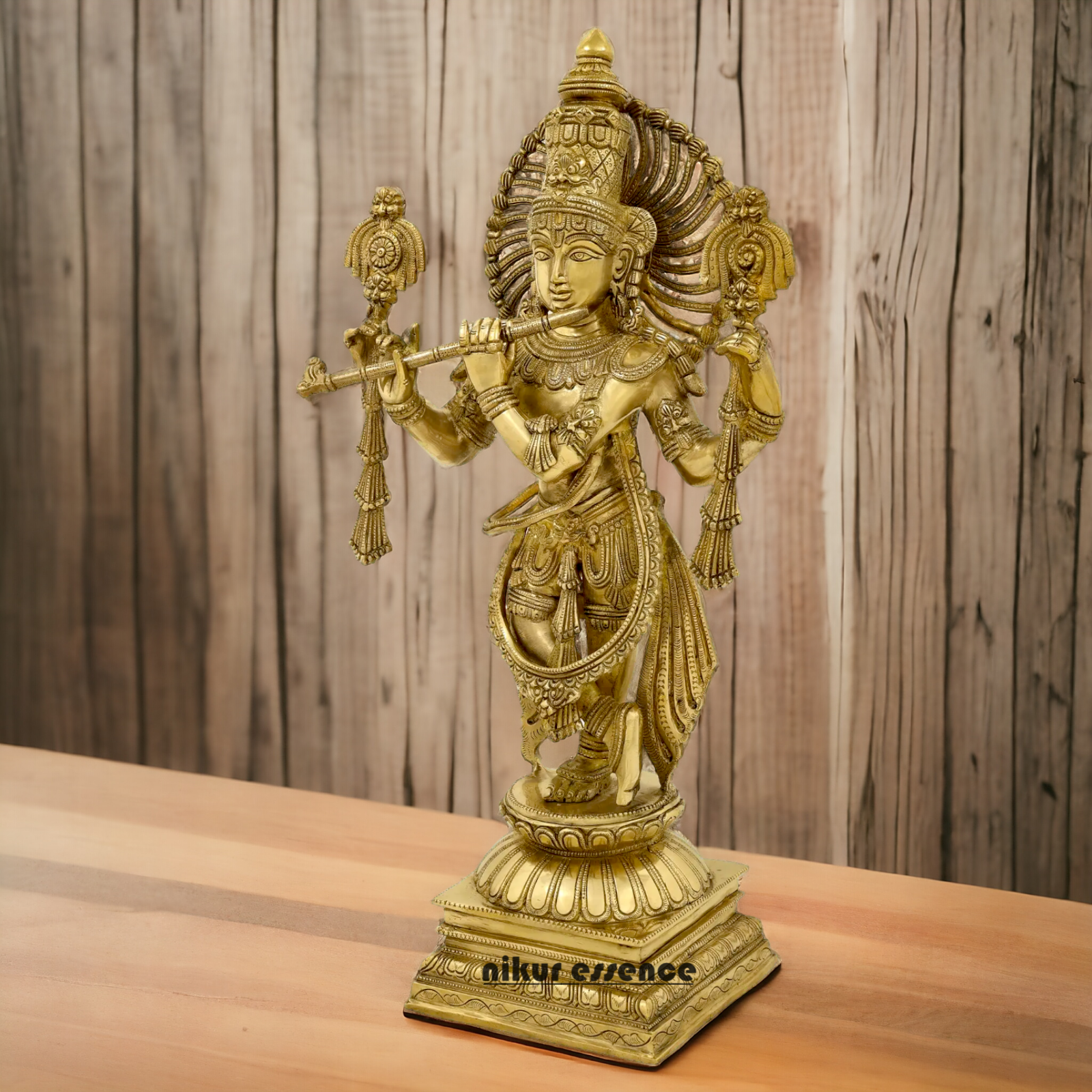 Brass Krishna Standing idol - 24 Inch