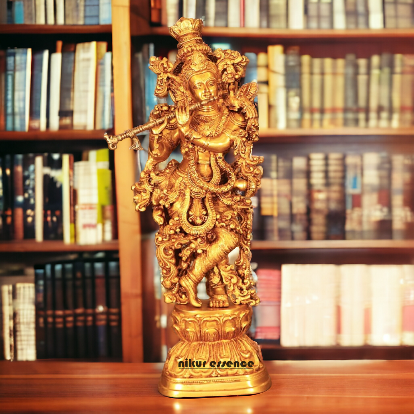 Pure Brass Krishna God Large idol - 30 inches