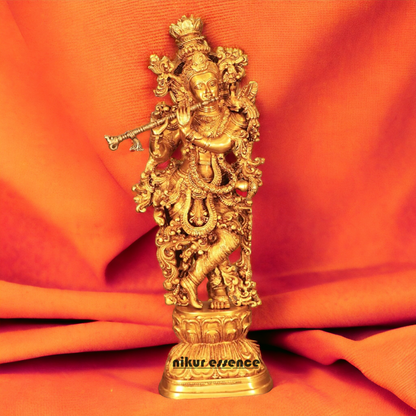 Pure Brass Krishna God Large idol - 30 inches