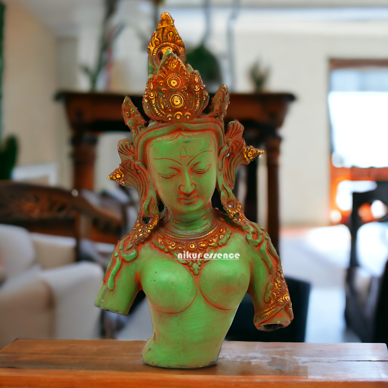 Goddess Tara Brass Idol - 13 inches