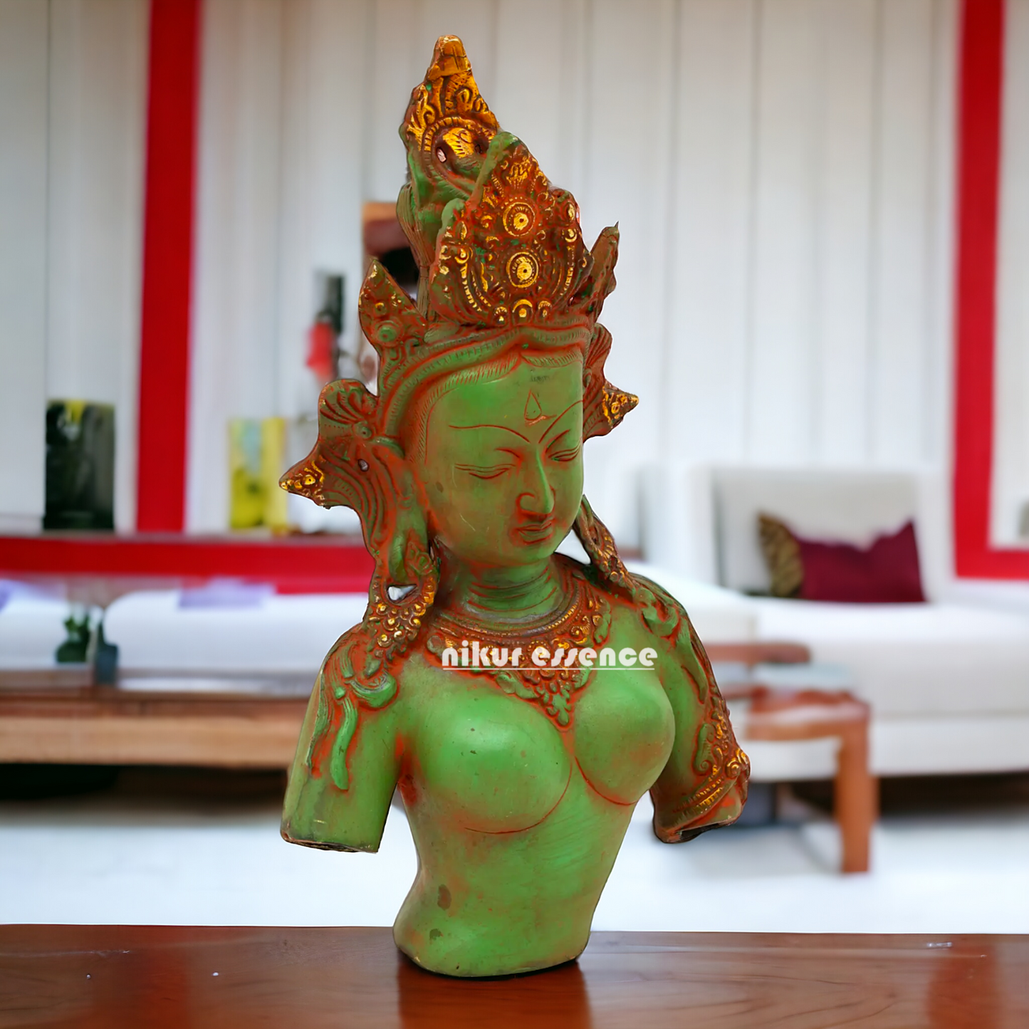 Goddess Tara Brass Idol - 13 inches