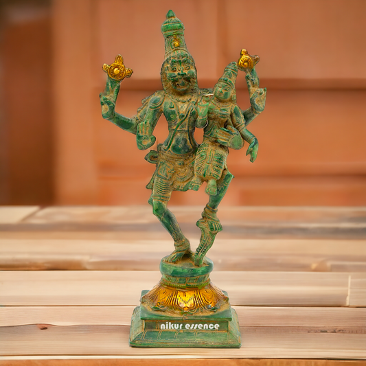 Buy Narasimha with Lakshmi Brass idol - 12 inches