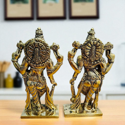 vishnu Dwarapalakas standing Panchaloha Bronze idol - 6.8 Inches Nikuressence