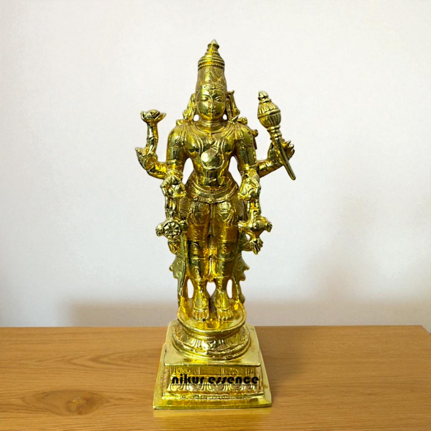 Keshav Narayan – Graceful Standing Form of Vishnu | Panchaloha Idol by Nikur Essence Nikuressence