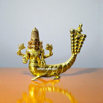 Shimshumara Swamy Vishnu Bhagwan Panchaloha Idol – Nikur Essence Nikuressence