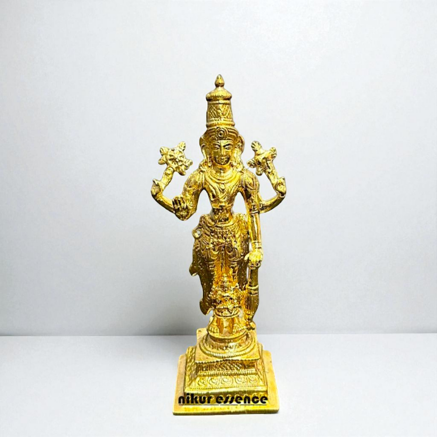 Cheluvanarayana Swamy Panchaloha Statue – Sacred Melukote Form of Vishnu | Nikur Essence Nikuressence
