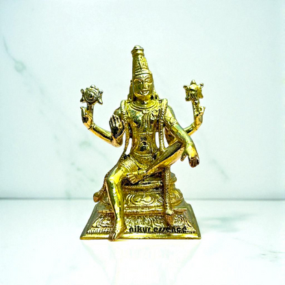 Narayan Vishnu Panchaloha Statue – Eternal Preserver of the Universe | Nikur Essence Nikuressence