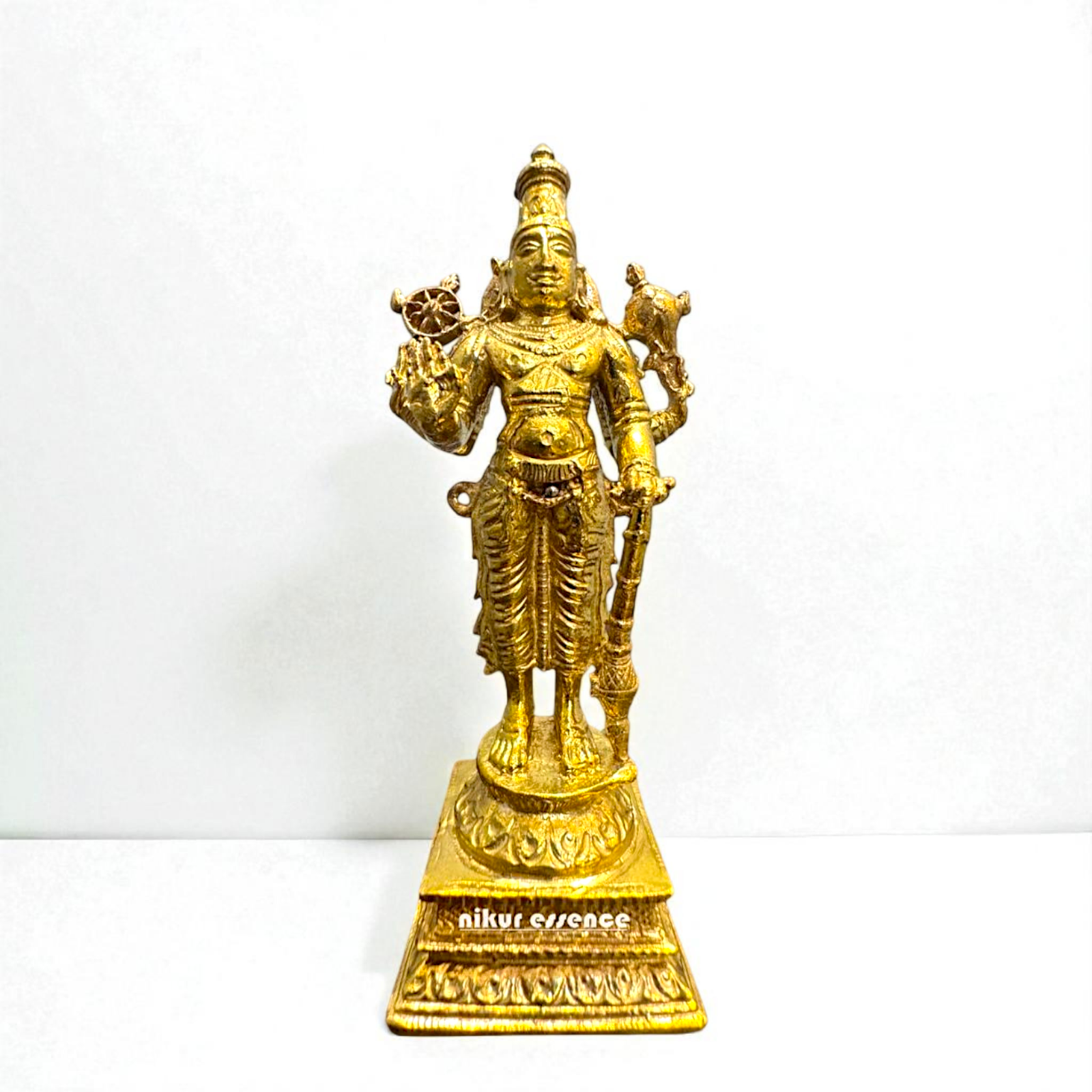 Varadaraja Swamy Panchaloha Statue – Kanchipuram Vishnu Deity in Temple Style | Nikur Essence Nikuressence