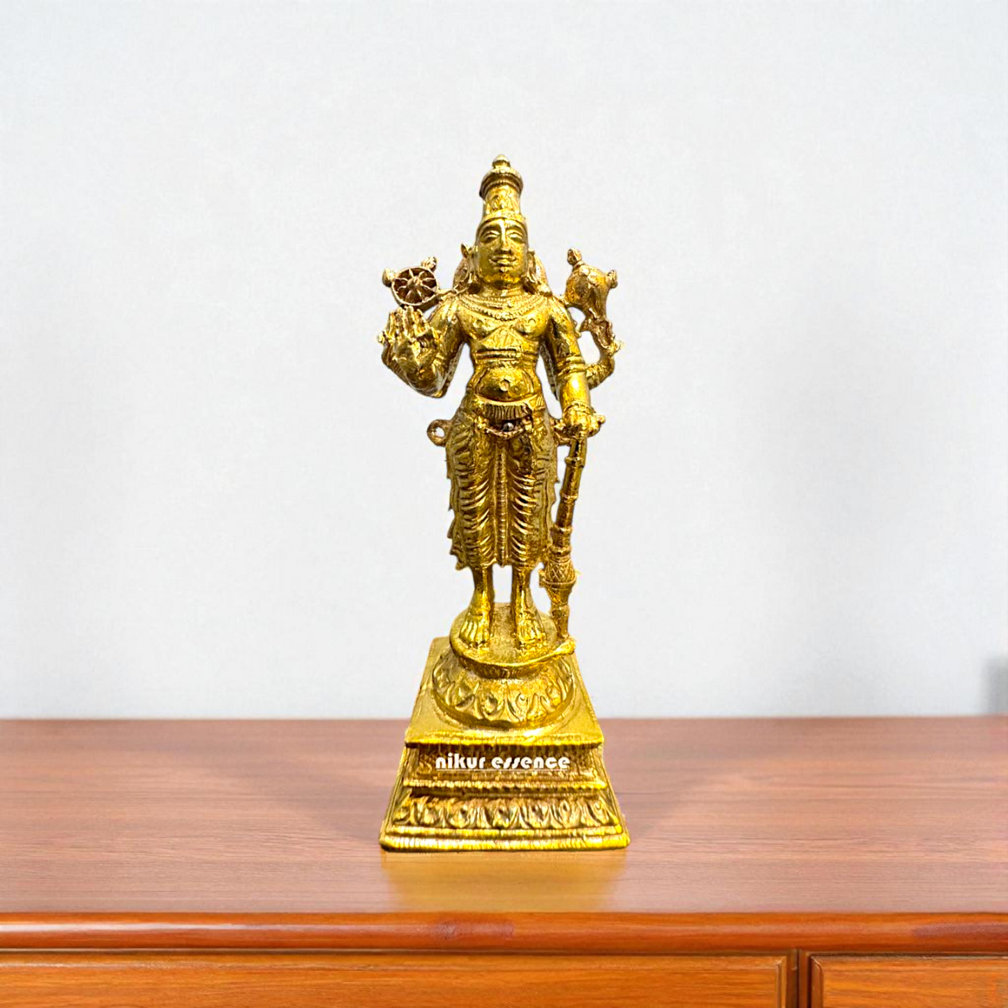Varadaraja Swamy Panchaloha Statue – Kanchipuram Vishnu Deity in Temple Style | Nikur Essence Nikuressence