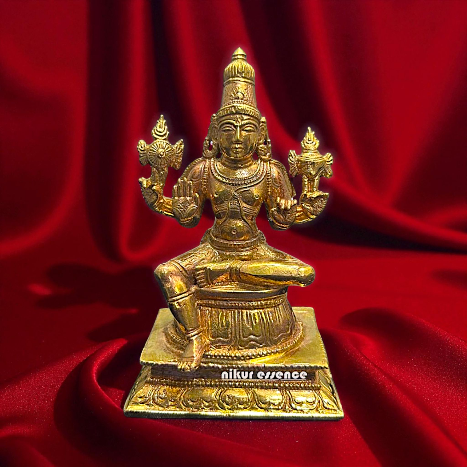 Vaikuntha Narayana Swamy Idol in Pure Panchaloha | Handcrafted by Nikur Essence Nikuressence