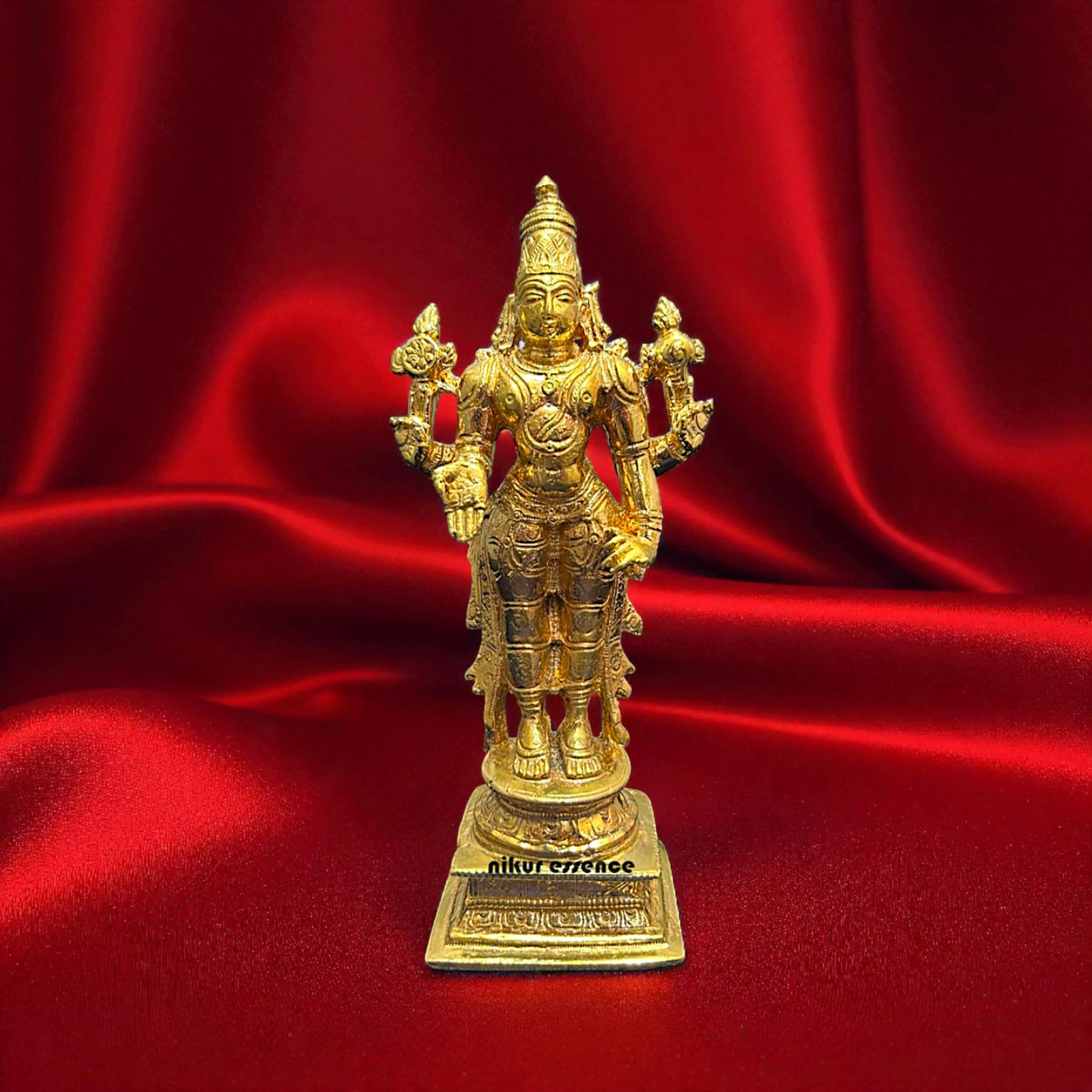 Subramanya Swamy Panchaloha Idol | Dual Deity Spiritual Sculpture | Handcrafted by Nikur Essence Nikuressence