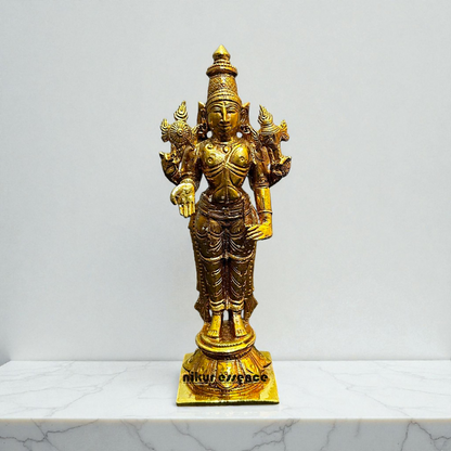 Srinivasa Swamy Panchaloha Idol – Sacred Brass Finish | Nikur Essence Nikuressence