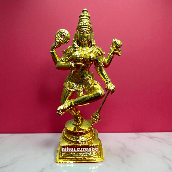 Mohini Devi Panchaloha Idol – Divine Enchantress Form of Vishnu | Handcrafted Temple-Style Sculpture in Panchaloha Alloy