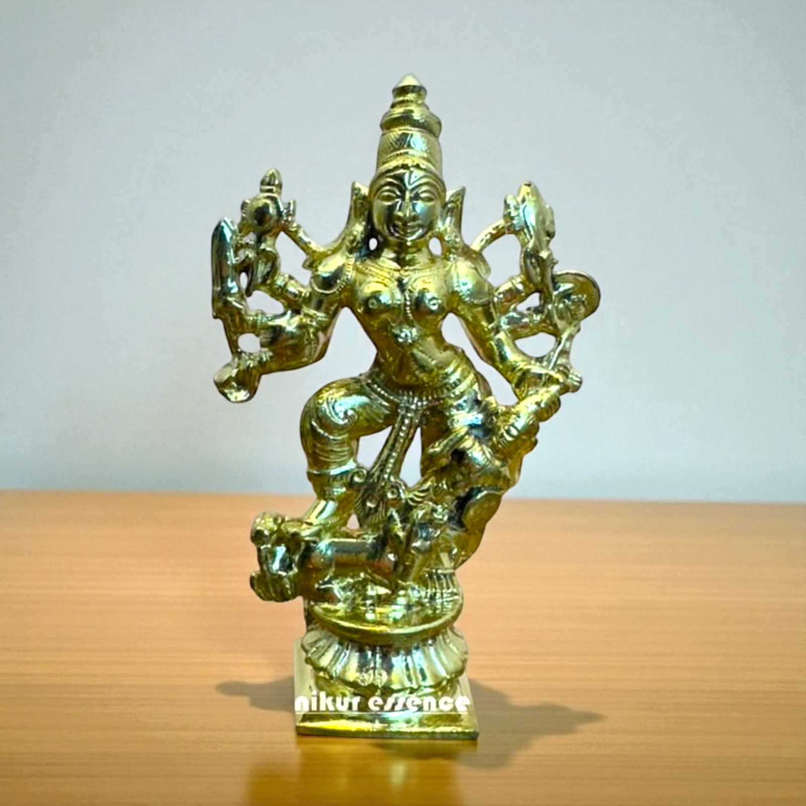 Fierce Kali Devi Maa Idol in Panchaloha | Handcrafted Goddess Sculpture by Nikur Essence Nikuressence