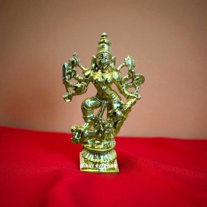 Fierce Kali Devi Maa Idol in Panchaloha | Handcrafted Goddess Sculpture by Nikur Essence Nikuressence