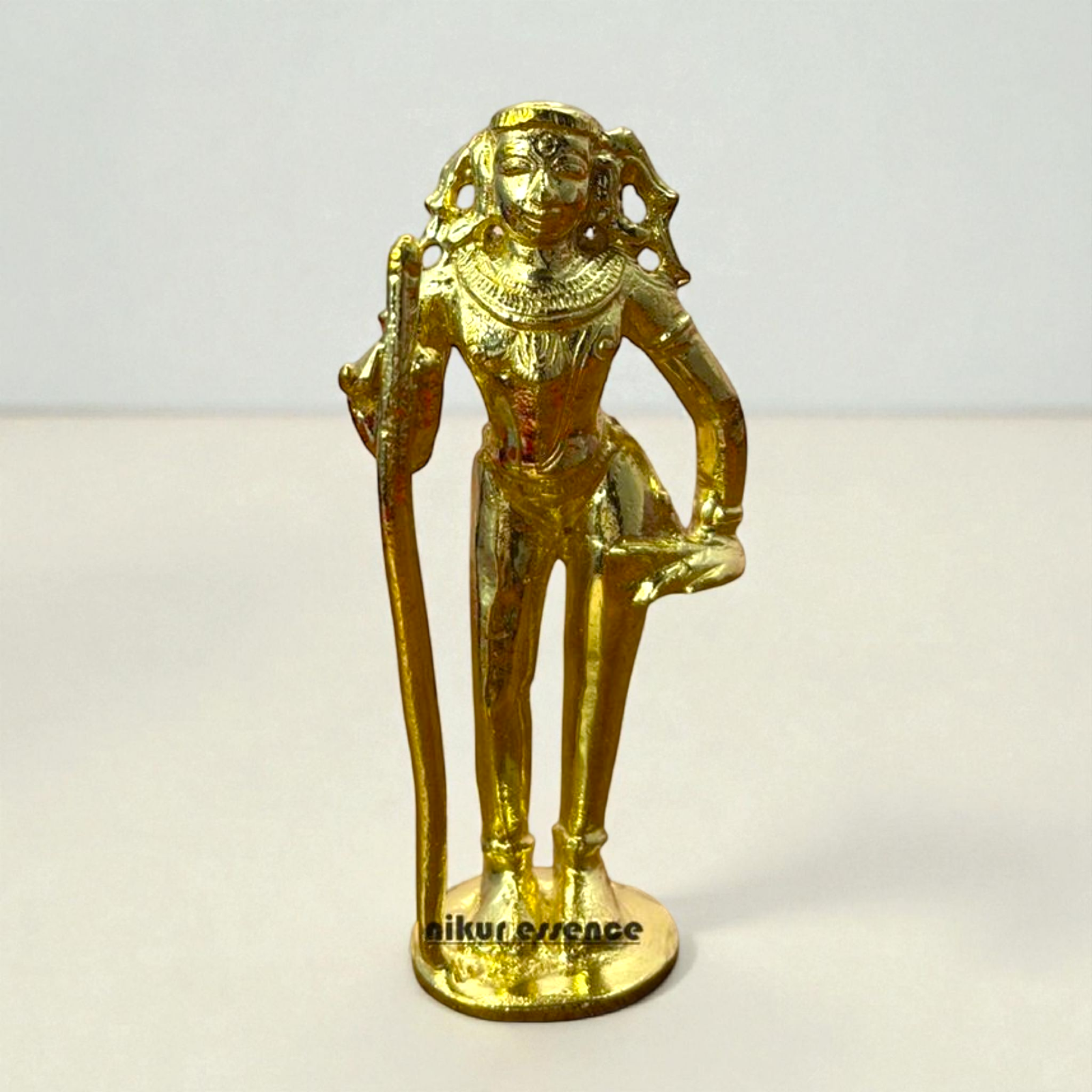 Sacred Dandapani Murugan Panchaloha Idol by Nikur Essence – Traditional South Indian Brass God Statue for Puja Room, Temple Decor Nikuressence